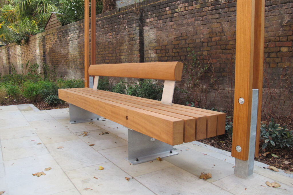 Outdoor Large Timber Seat