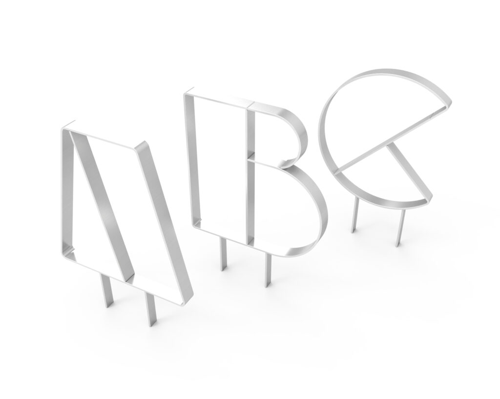 Furnitubes Letterform Cycle Stand