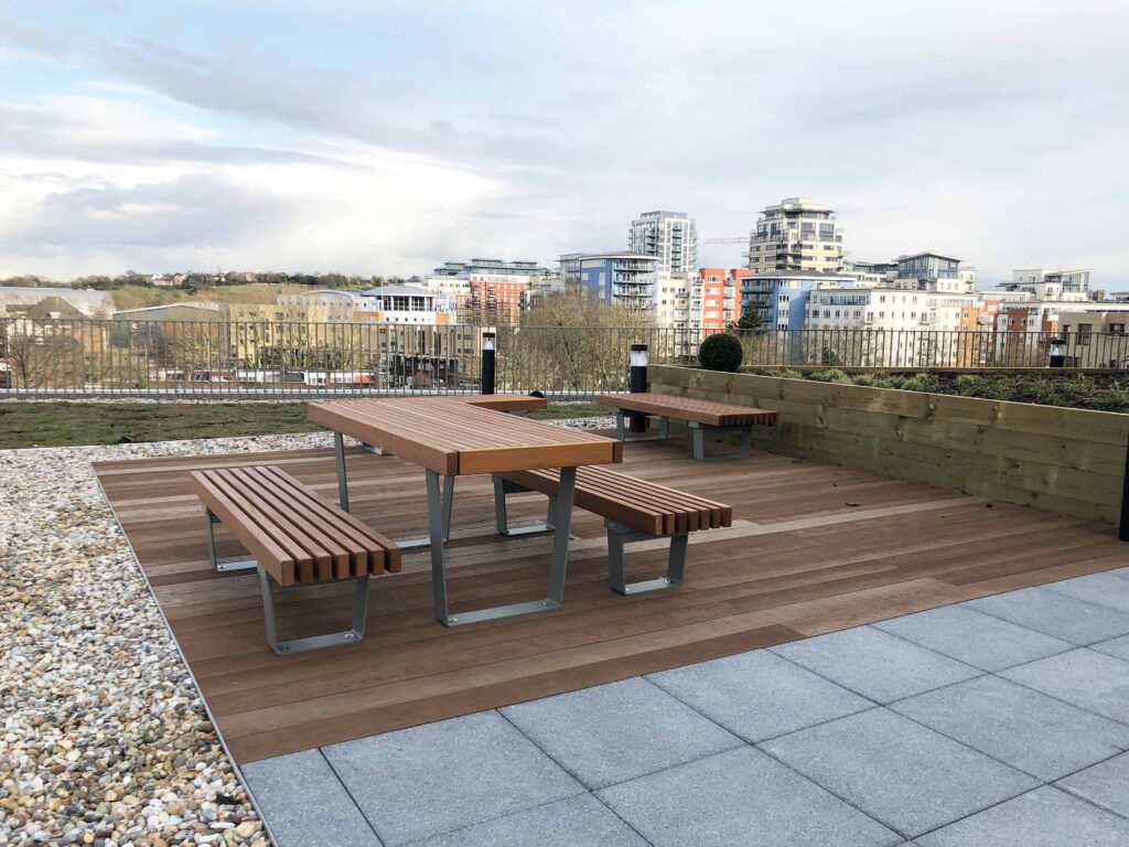 Colindale Office in London view from roof terrace