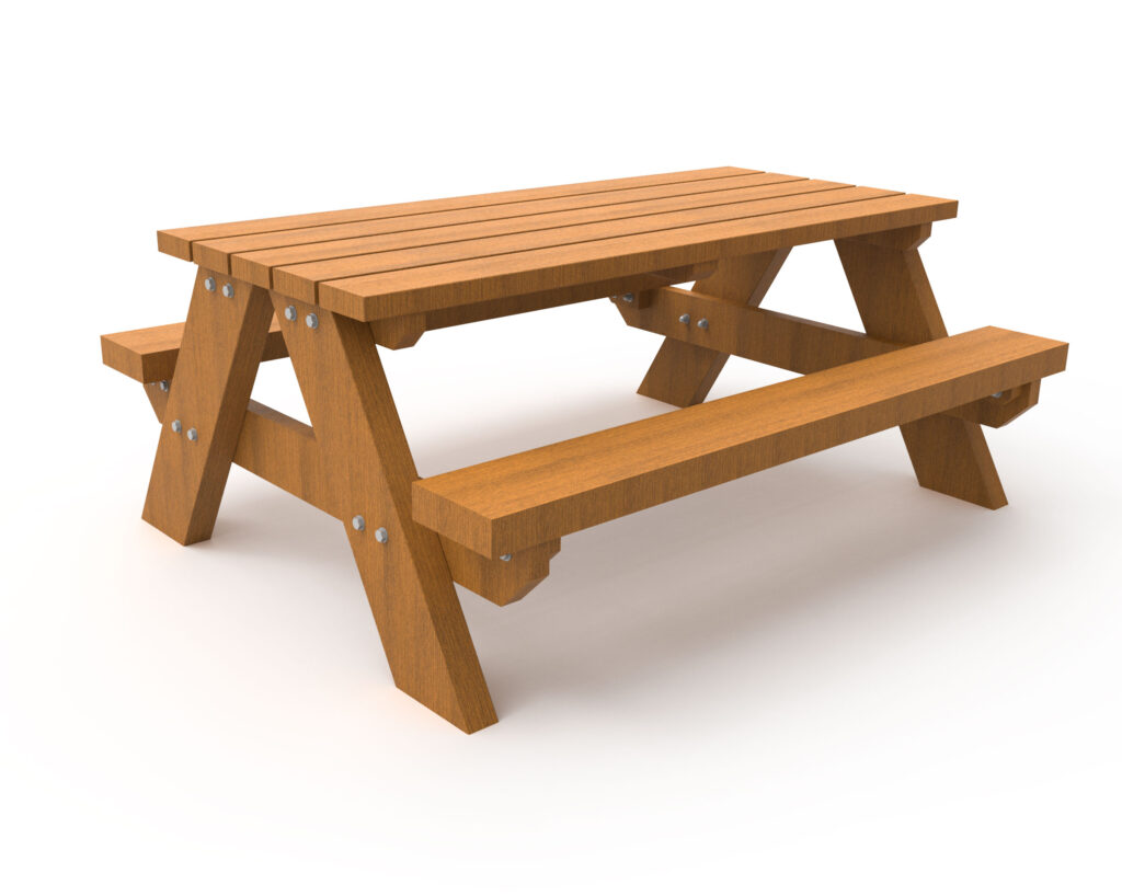 Furnitubes Stark picnic bench and table