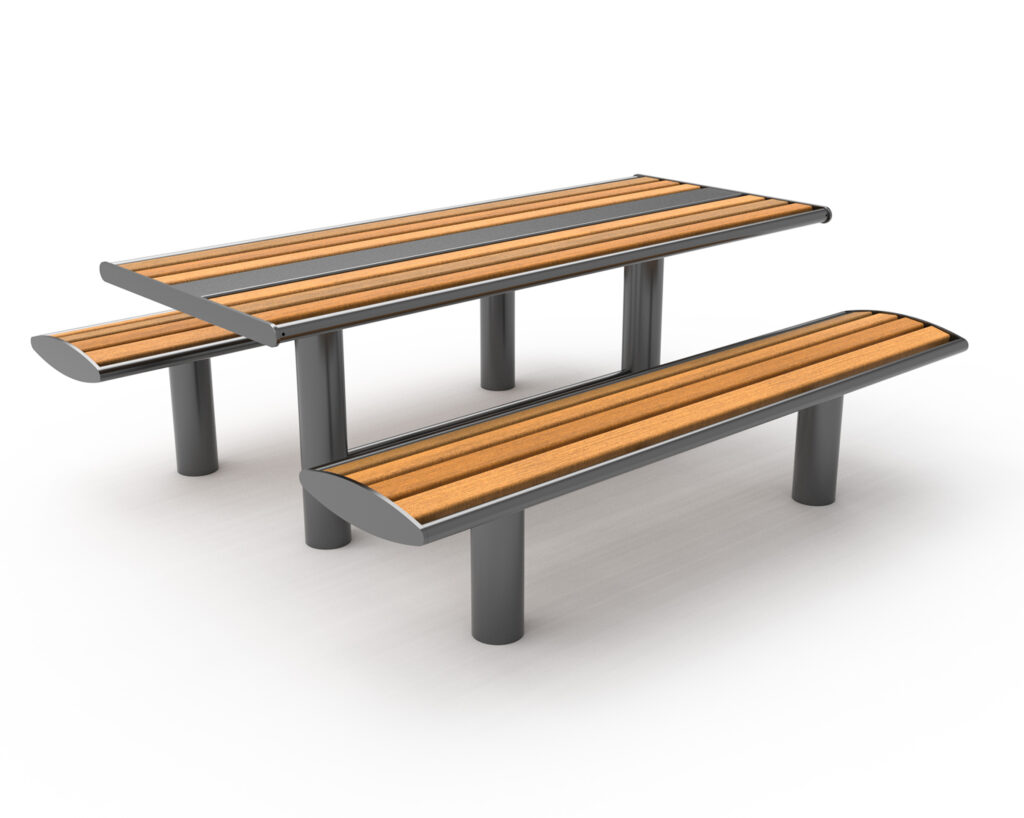 Zenith picnic bench and table